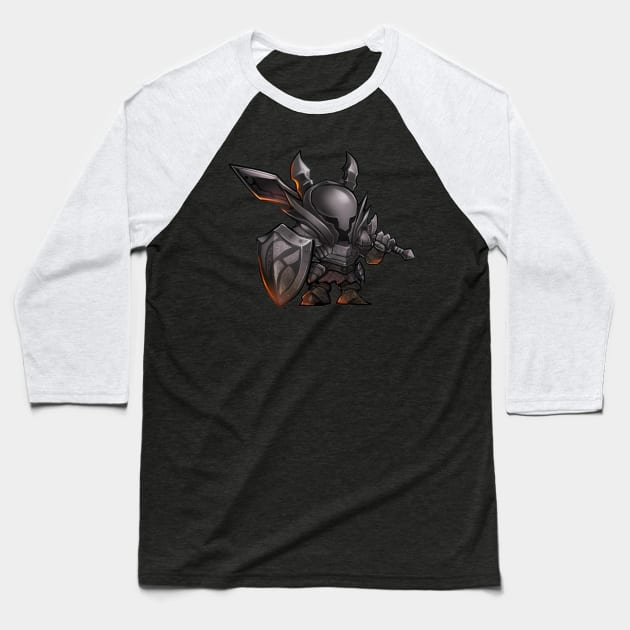 Black Knight Baseball T-Shirt by mprokolo corgi